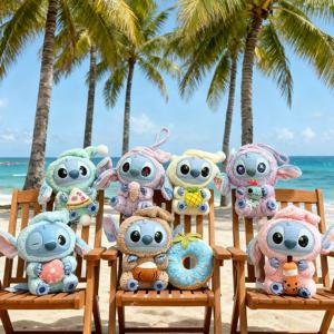 2026 핫 카와이 스티치 블라인드 박스 비닐 인형 귀여운 플러피 펜던트 미스터리 박스 성인 선물 잠자기 전 먹어라 시리즈