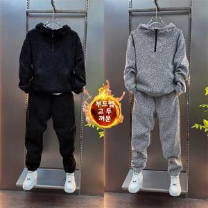 봄 가을 신상 후드 캐주얼 스포츠 세트 남성 패션 브랜드 루즈 핏 멋진 패치워크 스웨트셔츠 긴 바지 투피스 세트
