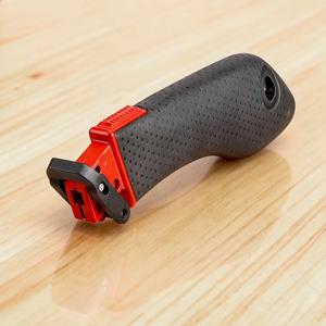 왕복톱 수동 핸들 범용 인터페이스 미끄럼 방지 컴포트 그립 핸들 왕복톱날을 쉽게 휴대할 수 있음