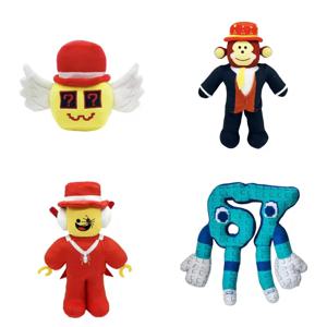 귀여운 스틸 어 브레인로트 잔델 플러시 애니메이션 잔델 자이언트 토리엘 67 블루 플러시 장난감 빨간 모자 검은 원숭이 어린이 크리스마스 선물