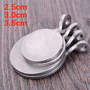 2.5cm 3cm 4cm 스테인레스 스틸 슈팅 대상 불스아이 사냥 새총 투석기 페인트볼 에어소프트 권총 훈련 대상