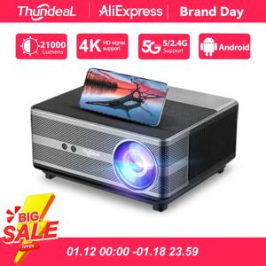 ThundeaL-풀 HD 1080P 프로젝터 TD98, 와이파이 LED 2K 4K 비디오 영화 스마트 TD98W 안드로이드 프로젝터 PK DLP 홈 시어터 시네마 비머 무선 미러링 HD급 고해상도 LED 빔프로젝터 가정용 캠핑용 가성비 TD98W 3D 스마트 프로젝터 빔프로젝터 빔프로젝트 빔프로젝터 4k 안드로이드 한국어 빔프로젝터 4k 한글지원 빔프로젝터 스크린 프로젝트빔 홈시어터