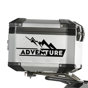 오토바이 스티커 탑 박스 모험 그래픽 비닐 데칼 혼다 아프리카 트윈 BMW GS 1200 1250 용 방수 장식 액세서리