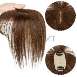 대머리 또는 흰 머리카락을 숨기기 위해 토퍼 천연 두피 탑의 클립 여성용 100% 인간 헤어 토퍼 5x9cm 얇은 헤어 토퍼