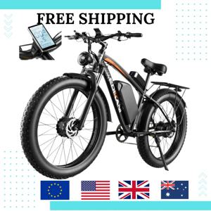 GN88 전기 자전거 4.0*26인치 팻 타이어 크로스 컨트리 자전거 48V 22Ah 1000W*2 듀얼 모터 성인용 자전거 최대 속도 55km/h