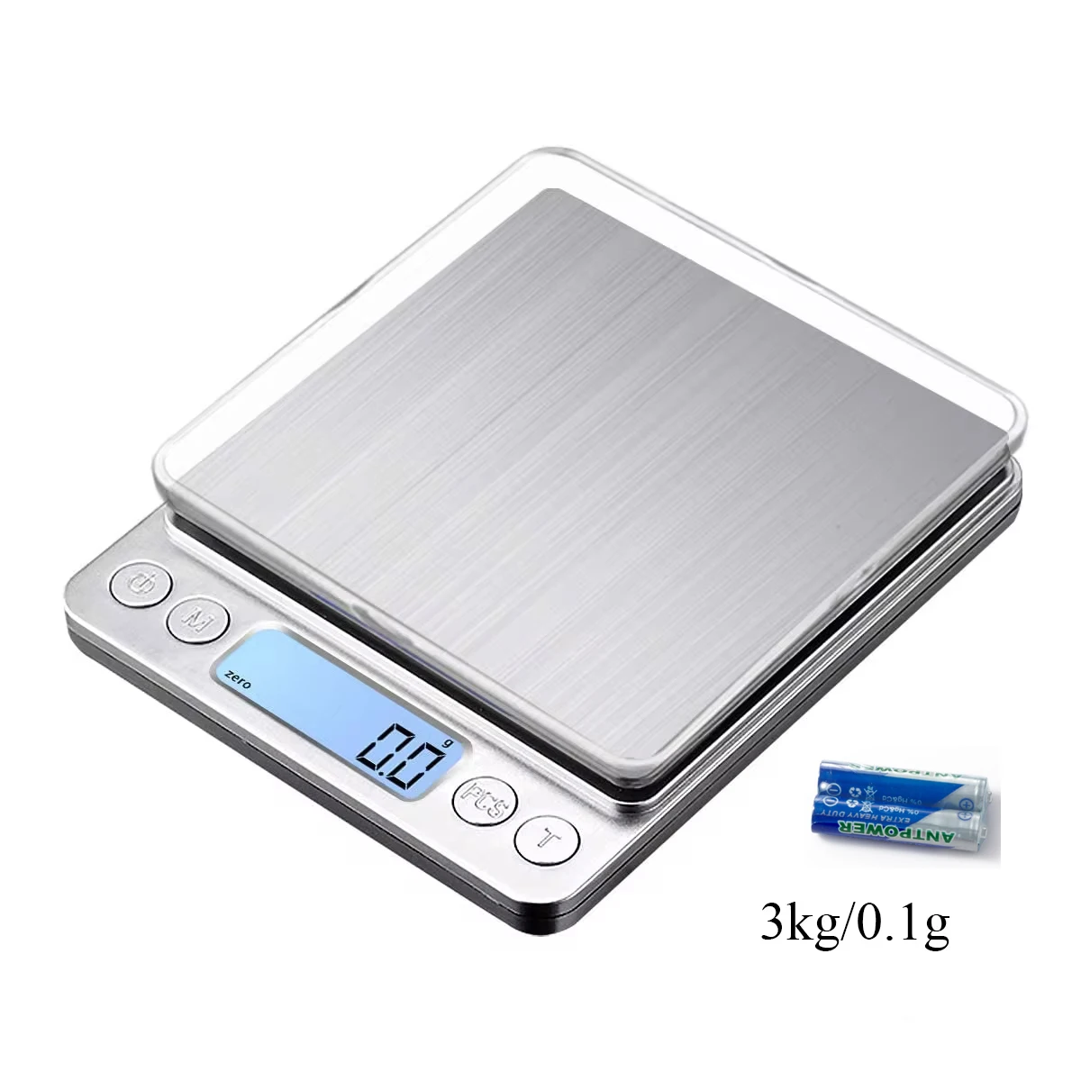디지털 주방 규모 3000g/0.1g 작은 보석 규모 음식 규모 디지털 무게 그램 및 온스 LCD/용기와 디지털 그램 규모