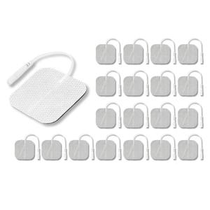 A71P 20PCS 전극 패드 EMS 부직포 근육 전기 자극기 바디 마사지 용 자기 접착 마사지 패치