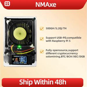 NMAxe Bitcoins NMMiner 공식 Ultra BM1366 ASIC 칩 솔로 복권 광부 500Gh/s 디스플레이가 포함된 완전 오픈 소스 가정용