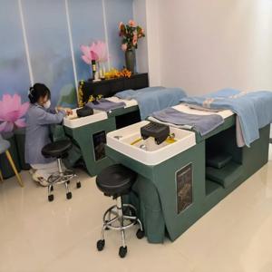 헤드 케어 침대 샴푸 침대 이발소 특별 일정한 온도 온수기 미용실 건강 마사지 연무 침대