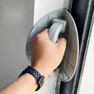 자기 접착제 반원형 샌딩 패드 홀더 내구성 플라스틱 코너 샌더 목공 DIY 프로젝트를위한 인체 공학적 휴대용 도구