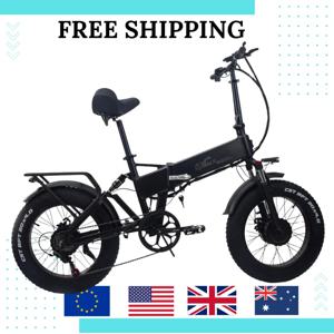 올터레인 접이식 전기 자전거 20인치 17ah 배터리 48v 2000W 듀얼 모터 전기 자전거 팻 타이어