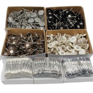 144PCS 100PCS 연마 브러쉬 휠 19mm 22mm 25mm 쥬얼리 연마 걸레 Dremel 드릴 그라인딩 2.35MM 생크