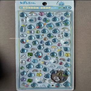 작은 물방울 소스 3D 만화 미니 스티커 엠보싱 방수 장식용 솔리드 2026 컬렉션