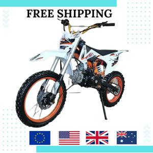 4행정 오프로드 모터사이클 스포츠 크로스 시티 모터바이크 성인용 더트 바이크 125cc 풋 스타트 17/14 타이어