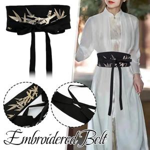 일본의 전통 기모노 벨트 여성 코르셋 술 벨트 와이드 벨트 유카타 크레인 허리 벨트 의상 액세서리