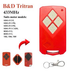 B&D Tritran TB5 BD2 BD4 호환 차고 문 오프너 제어-A-도어 P 다이아몬드 433.92MHz 롤링 코드용 차고 문 리모컨