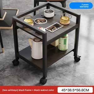 커피 테이블 마작 테이블 체스 및 카드룸 사이드 테이블 티 랙 카드 게임 마작 기계 이중층 이동식 사이드 테이블