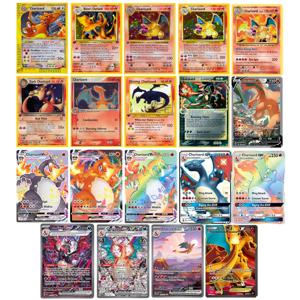 Charizard 포켓몬 카드 Shining Charizard 홀로그램 Charizard Ex GX VMX 취미 희귀 컬렉션 배틀 카드 장난감 선물