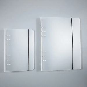 크리에이티브 폴더 소프트 쉘 분리형 투명 링 바인더 커버, 휴대용 대용량 파일 정리함, A5, A6, A4, B5