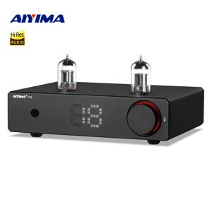 AIYIMA T20 진공관 프리앰프 앰프 LME49720 /OPA1612 하이파이 앰프 XLR/RCA 밸런스드 입력 12V 트리거 출력