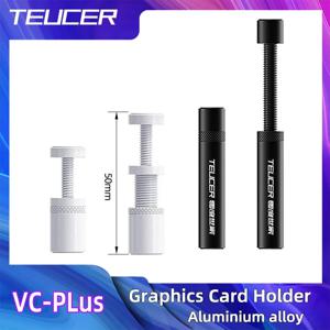 TEUCER 그래픽 카드 GPU 홀더 조정 가능한 텔레스코픽 로터리 나사 자기 미끄럼 방지 지지대 수직 GPU 비디오 카드 브래킷