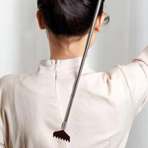 검은색 텔레스코픽 백 Scratcher, 남성 여성을 위한 휴대용 확장형 스테인레스 스틸 Scratchers, 어머니 선물, 남성용 선물, Gif