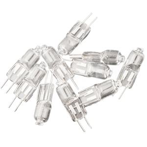 10PCS 할로겐 램프 전구 G4 12V 2Pin 전구 5W 10W 20W 30W 50W 할로겐 비즈 교체 정원 수영장 장비