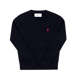 AMI BFUSW035 730 430  드 꾀흐 스몰 하트 로고 공용 맨투맨