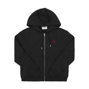 AMI BFUSW435 730 001  드 꾀흐 스몰 하트 로고 공용 후드집업