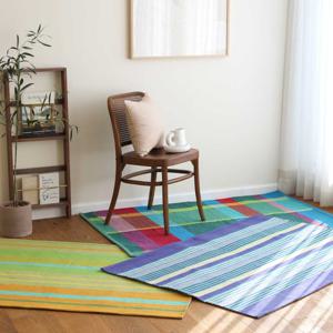 핸드메이드 면 러그 카페트 3color 3size