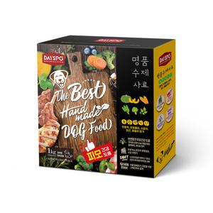 데이스포 명품수제사료 녹황색식단 1kg