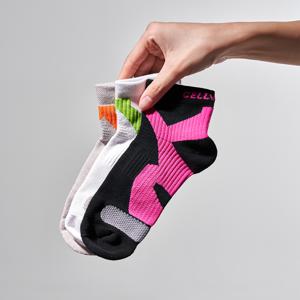 [셀버린 테이핑 양말 여성 단목 2팩] 스포츠 헬스 러닝 등산 골프 양말 + 색상