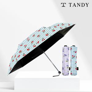 [2개세트]7K 깅엄체리 초경량 양우산