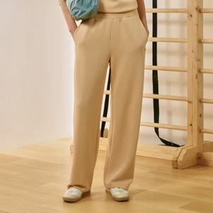 르꼬끄 여성 레귤러핏 샌드워싱 더블텐션 팬츠 QQ322OFP85_YBG