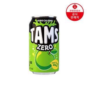 롯데칠성 탐스제로 사과 355ml x 24개