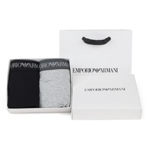 엠포리오 아르마니 남성 남자 팬티 코튼 드로즈 610 2장 선물세트
