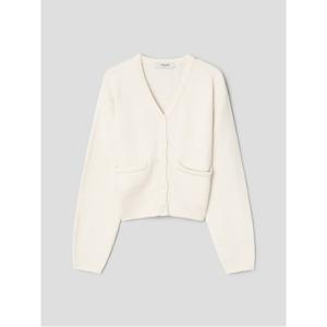 브이넥 카디건  아이보리