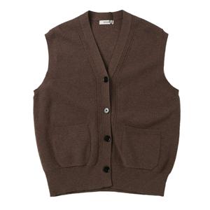[쉬즈미스] 울 혼방 브이넥 니트 조끼 SSKVTP42040