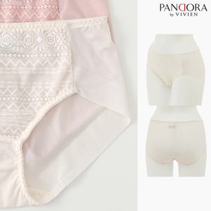비비안 노라인팬티 햄라인 여성팬티 햄팬티 플라워 맥시