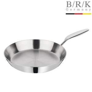 [BRK] 프리미엄 통3중 플레인 스텐 프라이팬 28cm (인덕션겸용)