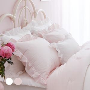 로즈 바이오워싱 60수 고밀도 면 모달 베개커버 40X60 50X70