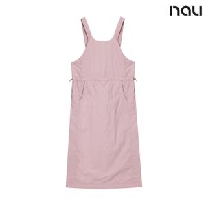 [나우] 1NUOPW4501_GP W코지패딩원피스 GREYISH PINK