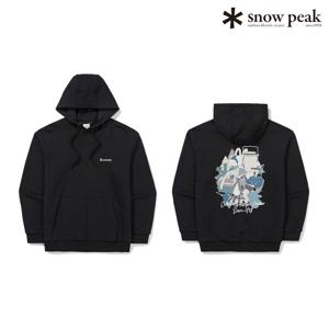 [최초가:129,000원] 성낙진 기어 그래픽 후드 티셔츠 캠핑룩 S24FMFHD36_BS_C