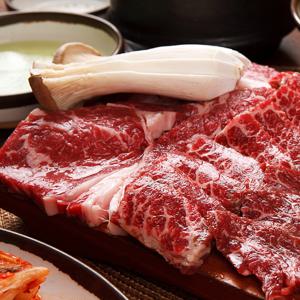 [팜스] 초이스등급 소고기한판 800g[갈비살200g+부채살200g+차돌박이200g+우삼겹200g]