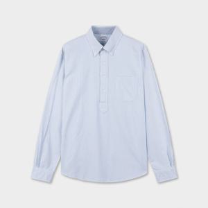 [정상가 179000원] 프라이데이 옥스포드 팝오버 셔츠 (블루) (BBTHMM7816MFS)