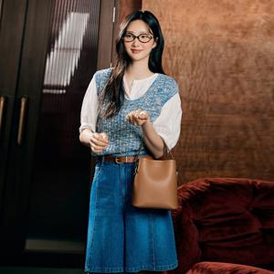 빈폴ACC 애니 버킷백 - 브릭 BE52D3M05C