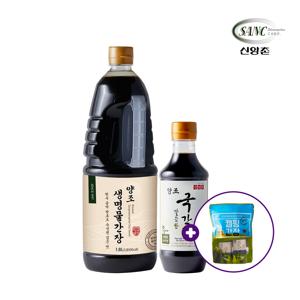 생명물간장 1.8L + 국간장 500mL+캠핑팩