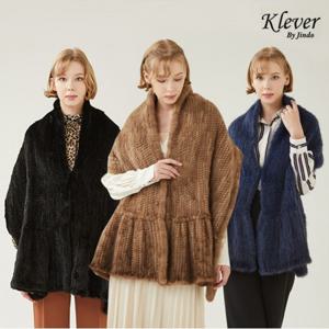 [최초가 550000원] 진도 Sheborn 프릴 유색 밍크숄 (K5W1AW70_)