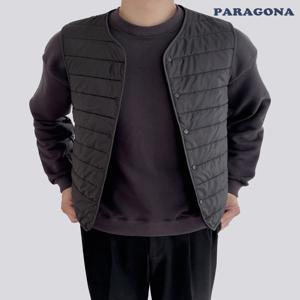 [파라고나] 남성 캐쥬얼한 데일리 경량 패딩 조끼