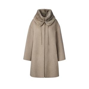 [CJ단독][최초가 599,000원]케밀 사가밍크 캐시미어 울코트